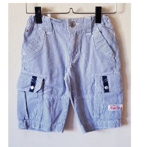 Tommy Hilfiger Boy's Striped Cargo Shorts size 10